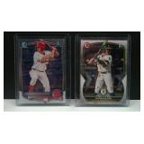 LOT OF 2 ASSORTED BASEBALL ROOKIE CARDS