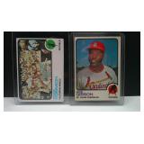 LOT OF 2 1973 TOPPS BASEBALL STARS / SEE PIC