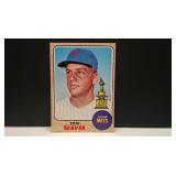 1968 TOPPS TOM SEAVER ROOKIE CUP # 45