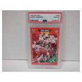 1989 PRO SET #494 BARRY SANDERS RC PSA 8