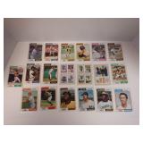 LOT OF 19 1974 TOPPS BASEBALL STAR CARDS
