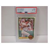 1983 DONRUSS #586 WADE BOGGS RC PSA 8