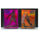 LOT OF 2 ASSORTED 1997 FLEER METAL FOIL BASKETBALL
