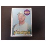1969 TOPPS REGGIE JACKSON #260 ROOKIE. CREASE