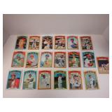 LOT OF 19 1972 TOPPS BASEBALL STAR CARDS