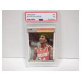 1987 FLEER #80 AKEEM OLAJUWON PSA 7