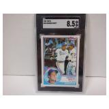 1983 TOPPS #600 GEORGE BRETT SGC 8.5