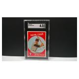 1959 TOPPS NORM CASH RC / SGC 4.5