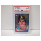 1986 DONRUSS #39 JOE CANSECO RC PSA 8