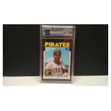 1986 TOPPS TRADED BARRY BONDS RC / GA 7.5
