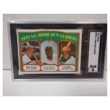 1972 TOPPS #89 N.L. HOME RUN LEADERS SGC 3
