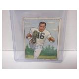 1950 BOWMAN LOU GROZO RC W/WRITING ON FRONT