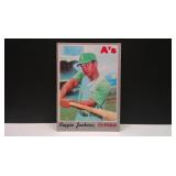 1970 TOPPS REGGIE JACKSON # 140 / MISCUT SEE PICS