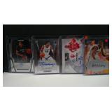 LOT OF 4 ASSORTED BASKETBALL AUTO CARDS SEE PIC
