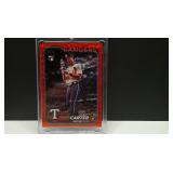 2024 TOPPS ORANGE SPECKLE EVAN CARTER RC #/ 299