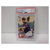 2018 TOPPS UPDATE #US198 SHANE BIEBER RC PSA 10