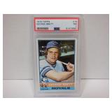 1976 TOPPS #19 GEORGE BRETT PSA 7
