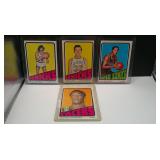LOT OF 4 1972 TOPPS BASKETBALL STARS / SEE PICS