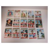 LOT OF 15 1970 TOPPS BASEBALL STAR CARDS
