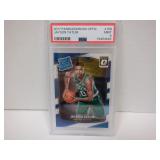 2017 PANINI DONRUSS OPTIC #198 JAYSON TATUM RR PSA