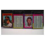 LOT OF 4 1975 TOPPS BASEBALL CARDS / SEE PICS