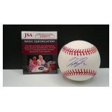 TYLER FREEMAN AUTO MLB BALL W/ JSA CERT