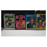 LOT OF 4 ASSORTED BASEBALL STARS ROOKIE CARDS