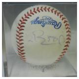 BEN BROUSSARD SIGNED BASEBALL BUFFALO BISON