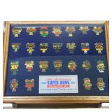 1967-1991 SUPER BOWL 25TH ANNIVERSARY PIN SET