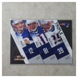 2009 DONRUSS TT PATRIOTS TOM BRADY MOSS MARONEY