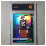 2024 PANINI MYLES GARRETT GREEN PRIZM GEM MINT 10