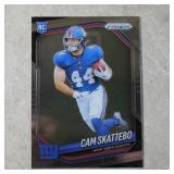 2025 PANINI PRIZM CAM SKATTEBO ROOKIE CARD GIANTS