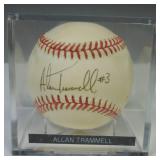 ALAN TRAMMELL AUTOGRAPHED ROAL BASEBALL