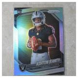 2025 PANINI PRIZM ASHTON JEANTY SILVER ROOKIE CARD