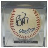BILL PEAVEY AUTOGRAPHED MINOR LEAGUE BASEBALL