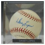 DAVEY LOPES AUTOGRAPHED ALL STAR BASEBALL