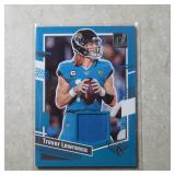 2023 DONRUSS TREVOR LAWRENCE THREADS JERSEY CARD