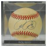 RICK REED AUTOGRAPHED RAWLINGS NL BASEBALL