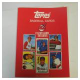 CLEVELAND INDIANS TOPPS BASEBALL CARD BOOK