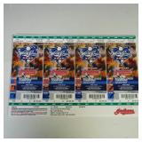 CLEVELAND INDIANS 00 WORLD SERIES PHANTOM TICKETS