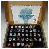 1896-1996 OLYMPIC TEAM USA INSIGNIA PIN SET