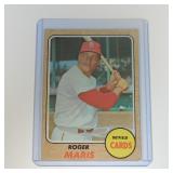1968 TOPPS BASEBALL #330 ROGER MARIS CARDINALS