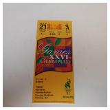 1996 ATLANTA SUMMER OLYMPICS TICKET STUB BASEBALL