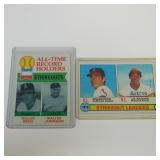 1979 TOPPS BASEBALL NOLAN RYAN TWO CARD LOT