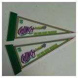 LOT OF 2 - CLEVELAND CRUNCH SOCCER MINI PENNANTS