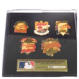 1995 ATLANTA BRAVES ROAD TO THE WS PIN SET
