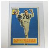 1956 TOPPS FOOTBALL #9 LOU GROZA BROWNS
