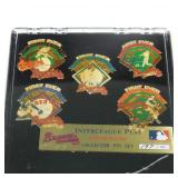 1997 ATLANTA BRAVES INTERLEAGUE PLAY PIN SET /500