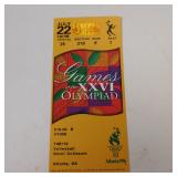 1996 ATLANTA SUMMER OLYMPICS TICKET STUB