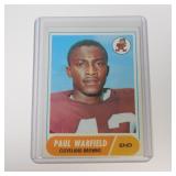 1968 TOPPS FOOTBALL #49 PAUL WARFIELD BROWNS